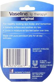 img 1 attached to Vaseline Lip Therapy Original, .25 oz (Pack of 12) - Ultimate Lip Care and Protection