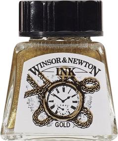 img 4 attached to Winsor & Newton Drawing Ink, 14ml, Gold