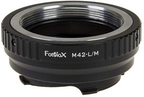 img 4 attached to 📷 Fotodiox Lens Mount Adapter for Leica M-Coding - M42 Type 2 Screw Mount Lens to Leica M Mount Rangefinder Camera Body