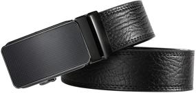 img 3 attached to CIEORA Genuine Leather Automatic Z07Blackgold Men's Accessories in Belts