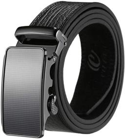 img 4 attached to CIEORA Genuine Leather Automatic Z07Blackgold Men's Accessories in Belts