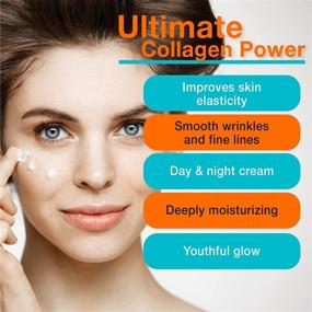 img 3 attached to 🧖 Revive Skin Youthfulness with Touch Collagen Moisturizer: Anti-Aging, Hyaluronic Acid, Coenzyme Q10, Vitamins A, E, C – Combat Wrinkles and Fine Lines – 1.7 oz Day & Night Cream