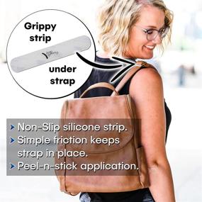 img 3 attached to 👜 Sleek and Secure Strap Gummy Slips Shoulder Strips: Ultimate Support for Any Occasion