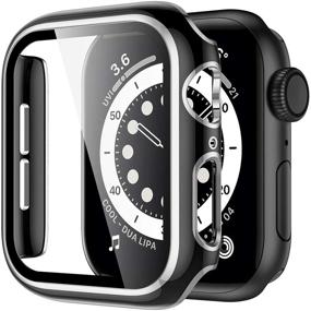 img 4 attached to GEAK Case Compatible For Apple Watch 38Mm Series 1/2/3 Built-In Screen Protector