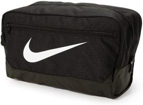 img 4 attached to Черная объемная сумка для обуви Nike Brasilia
