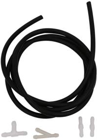 img 3 attached to UTSAUTO Windshield Washer Hose Kit 200CM (6.5ft) & Connecting Nozzles for Enhanced Car Windshield Cleaning