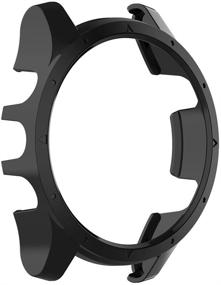 img 3 attached to 💻 AWADUO Garmin Forerunner 945 PC Transparent Protective Case Cover - Smartwatch Cover for Garmin Forerunner 945/935, Soft and Durable (PC Black) - Enhanced SEO