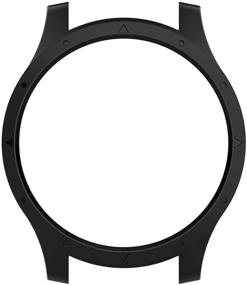 img 1 attached to 💻 AWADUO Garmin Forerunner 945 PC Transparent Protective Case Cover - Smartwatch Cover for Garmin Forerunner 945/935, Soft and Durable (PC Black) - Enhanced SEO