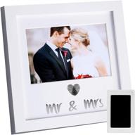 jinchuan heart thumbprint keepsake frame and ink kit: a perfect wedding picture frame and registry idea for bride and newlyweds логотип