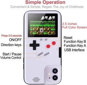 img 1 attached to Protective Gameboy Case for iPhone 6/6S/7/8 - Premium Quality and Ultimate Style