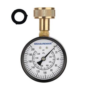 img 4 attached to Measureman Water Pressure Female Thread 💧 – Accurate Measurement for Optimal Water Pressure Control
