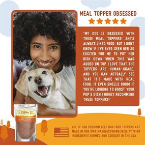 img 1 attached to 🐶 Premium Beef Dog Food Toppers - Beg & Barker Brand, High Protein, All Natural, Human Grade, Air Dried, Made in USA - Ideal Meal Mixer