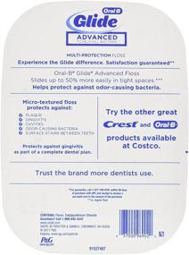 img 2 attached to Oral-B Glide Pro-Health Advanced Floss 43.7 yards - Buy Pack of 6 Online