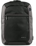 max cases notebook backpack compartment logo