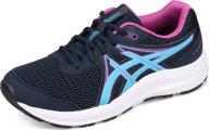 asics contend running shoes electric girls' shoes logo
