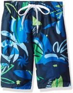 🩳 kanu surf boys' echo quick-dry beach swim trunk with upf 50+ logo
