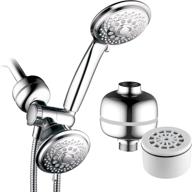 🚿 ultimate luxury and convenience: hotel spa high-pressure shower heads with handheld spray and shower filter - 30 settings for an unforgettable shower experience! logo