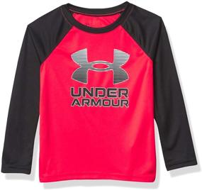 img 3 attached to Мальчики Under Armour UA Символ Raglan LS: элегантный стиль и максимальный комфорт