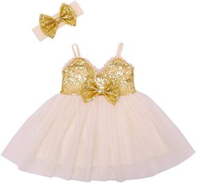 img 4 attached to 💖 Sparkling Cilucu Baby Girl Sequin Tutu Dress: Perfect Flower Girl Dress for Weddings and Princess-Like Occasions