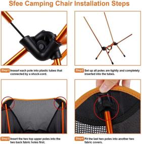 img 1 attached to Sfee Folding Camping Table Lightweight
