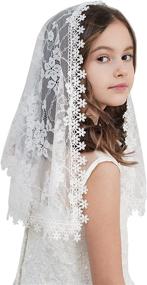 img 4 attached to Flowergirl Bridal Floral Headwrap Grils Women's Accessories