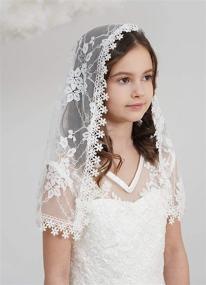 img 2 attached to Повязка на голову с цветочным принтом Flowergirl Bridal Grils