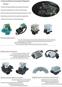 img 1 attached to 🔧 Compatible Manual Temp Control Blower Motor Resistor for Nissan Frontier 2005-2016, Pathfinder 2005-2007, Quest 2004-2005, Xterra 2005-2010, Equator 2009-2012, and Infiniti QX56 2004-2007