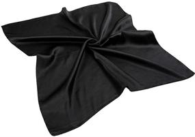 img 1 attached to Square Mulberry Silk Scarf for Women - 100% Fashion Patterned Neck Hair Scarves