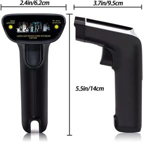 img 3 attached to 📟 Symcode Wireless Handheld Barcode Scanner with Vibration Alert - Cordless 1D Laser Automatic Reader for Store, Supermarket, Warehouse