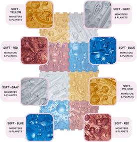 img 2 attached to Ortodon Hypoallergenic Non Toxic Non Smell Non Slip Puzzles for Puzzle Play Mats