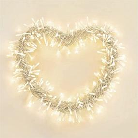 img 4 attached to 36ft/100LED Battery Operated String Lights with Timer - FilFom: Waterproof Fairy Lights 🌟 for Bedroom, Christmas Parties, Wedding Centerpiece, Indoor/Outdoor - 8 Modes, Clear Twinkle Lights (Warm White)