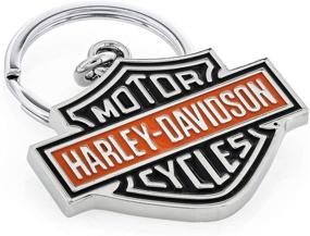 img 1 attached to Металлический брелок - Harley Davidson автомобиль, грузовик, внедорожник - Цветной логотип планки и щита