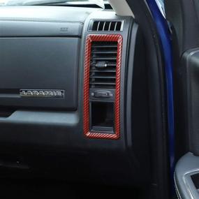 img 2 attached to Voodonala For 2010-2017 Dodge RAM Center Console Air Conditioner Outlet Vent Trim Replacement Parts