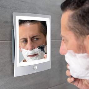 img 3 attached to 🪞 Zadro Products ZWTAR20S: The Ultimate Rechargeable LED Fogless Shower Shaving Mirror in Silver & White