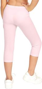 img 3 attached to CAOMP Leggings Organic Cotton Spandex Girls' Clothing in Leggings