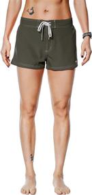 img 4 attached to Nonwe Women's Quick-Dry Solid Lightweight Beach Shorts