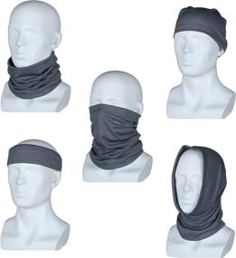 img 1 attached to 🌞 Summer UV Protection Neck Gaiter Scarf: Breathable Bandana for Sunscreen and Comfort