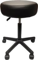 💺 therabuilt clinical health services adjustable pneumatic stool (black) - ideal for massage tables, examination tables, and physician's office logo