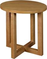 🌰 medium oak regency chloe round end table - 21-inch logo