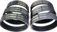 kirby 6 301291 vacuum cleaner belts: perfect fit for systems made after 1970, bacl&amp;yellow - efficient cleaning solutions логотип