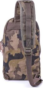 img 2 attached to Gootium Camo Sling Bag Crossbody: Streamlined Design for Tactical Style and Hands-Free Practicality