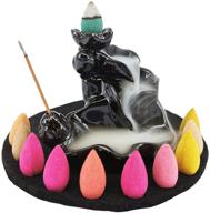 waterfall backflow incense cone holder & sticks burner логотип