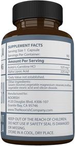 img 3 attached to 🧪 ALCAR with ALA - Acetyl L-Carnitine & Alpha Lipoic Acid - 525mg ALCAR + 225mg ALA - 90 Capsules