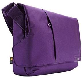 img 1 attached to 💜 Case Logic MLM-111 Laptop/Chromebook and iPad Messenger Case - 11-Inch (Gotham Purple)