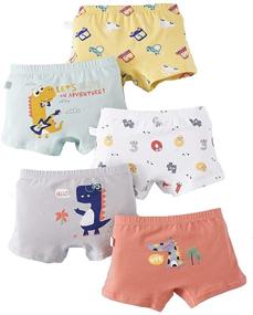 img 4 attached to 🩲 Animal Face Training Boys' Underwear with Core Pretty Design