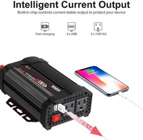 img 2 attached to Inverter Converter Charger Outlets Cigarette Tools & Equipment