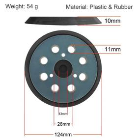 img 3 attached to Durable 5-Inch Replacement Pad for DeWalt Orbital Sanders - Ideal for DW420, DW421, DW423, DW426, D26451, D26453 Models