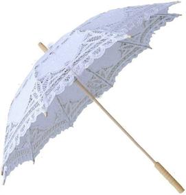 img 4 attached to Wedding Umbrella Parasol Fashion Decoration Umbrellas for Stick Umbrellas