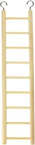 img 1 attached to 🐹 Small Animal Toy - Wooden Ladder for a Vibrant Living Environment