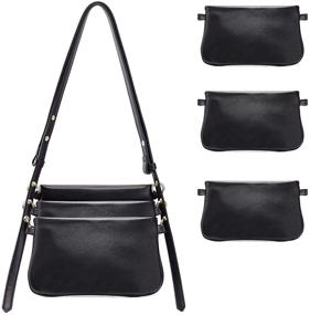 img 3 attached to Crossbody Designer Handbags Adjustbale Leather